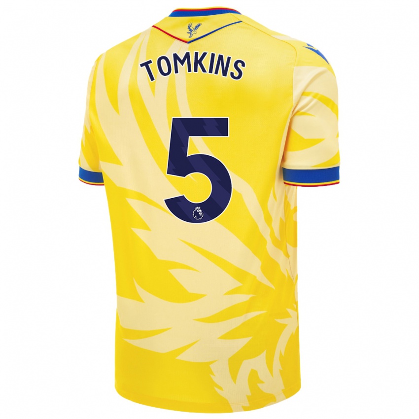 Criança Camisola James Tomkins #5 Amarelo Alternativa 2024/25 Camisa Brasil