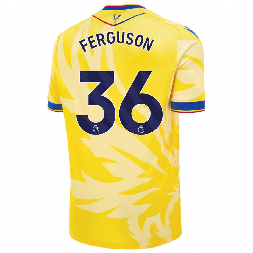 Criança Camisola Nathan Ferguson #36 Amarelo Alternativa 2024/25 Camisa Brasil