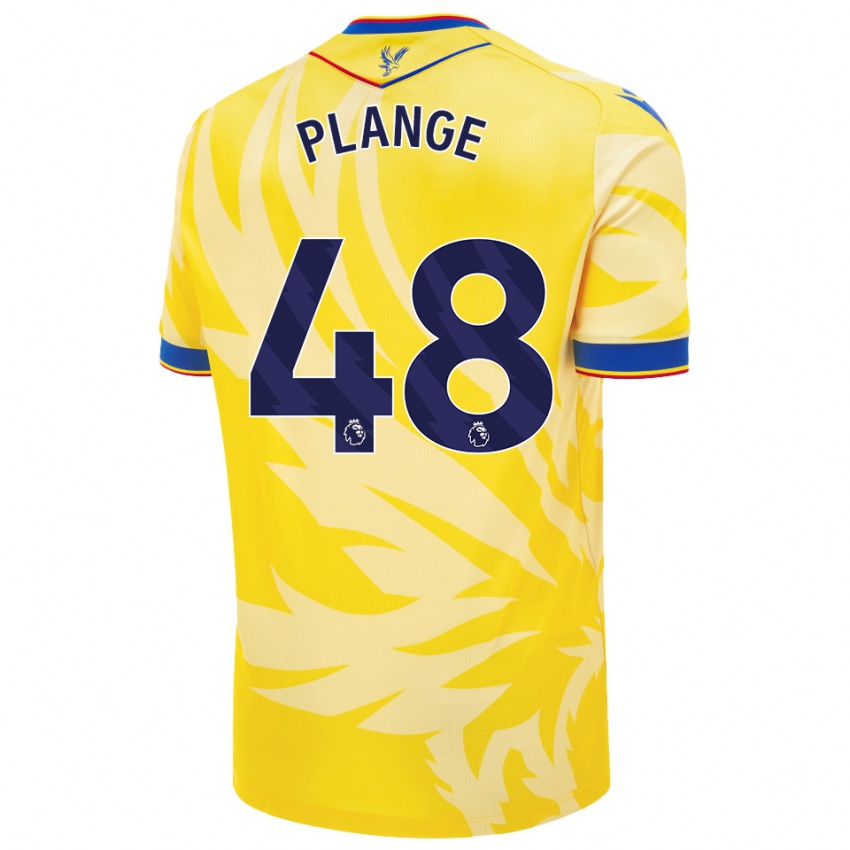 Criança Camisola Luke Plange #48 Amarelo Alternativa 2024/25 Camisa Brasil