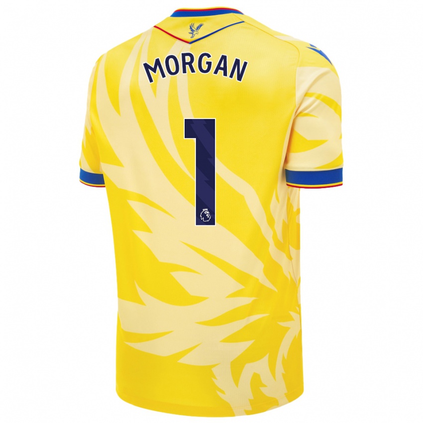 Criança Camisola Chloe Morgan #1 Amarelo Alternativa 2024/25 Camisa Brasil