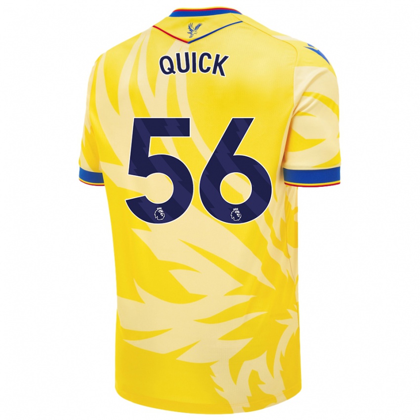 Criança Camisola Daniel Quick #56 Amarelo Alternativa 2024/25 Camisa Brasil