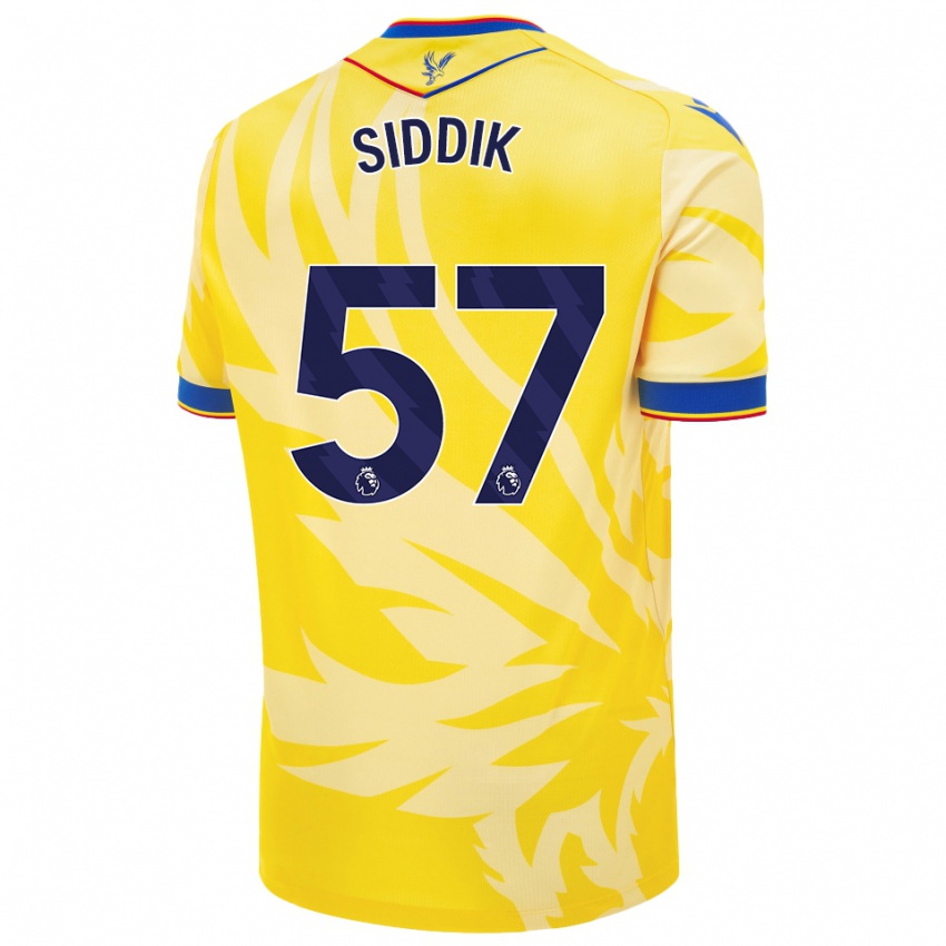 Criança Camisola Cardo Siddik #57 Amarelo Alternativa 2024/25 Camisa Brasil