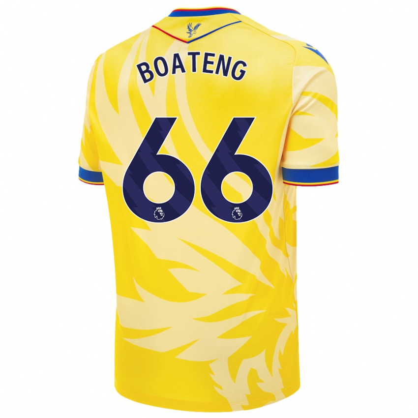 Criança Camisola David Boateng #66 Amarelo Alternativa 2024/25 Camisa Brasil