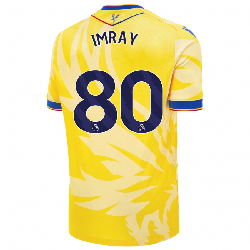 Criança Camisola Danny Imray #80 Amarelo Alternativa 2024/25 Camisa Brasil