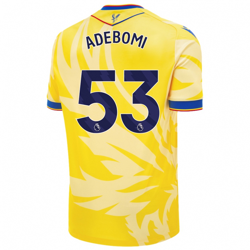 Criança Camisola Ademola Ola Adebomi #53 Amarelo Alternativa 2024/25 Camisa Brasil