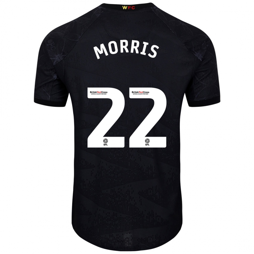 Criança Camisola James Morris #22 Preto Branco Alternativa 2024/25 Camisa Brasil