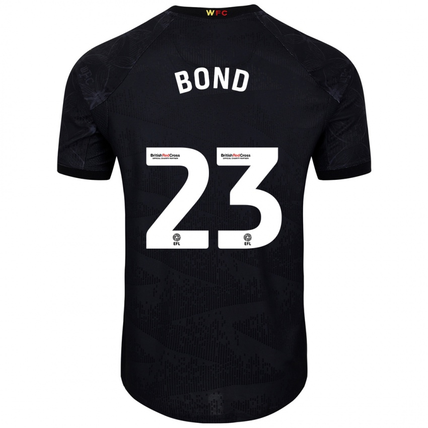 Criança Camisola Jonathan Bond #23 Preto Branco Alternativa 2024/25 Camisa Brasil