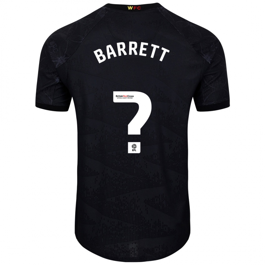 Criança Camisola Hayden Barrett #0 Preto Branco Alternativa 2024/25 Camisa Brasil