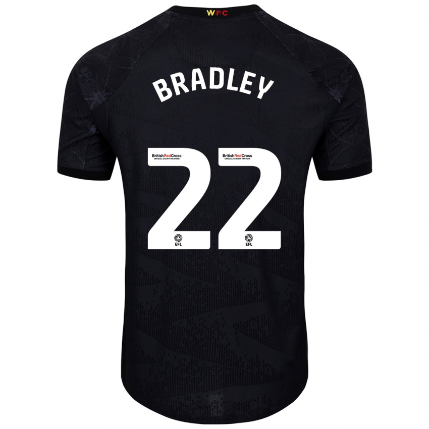 Criança Camisola Jade Bradley #22 Preto Branco Alternativa 2024/25 Camisa Brasil