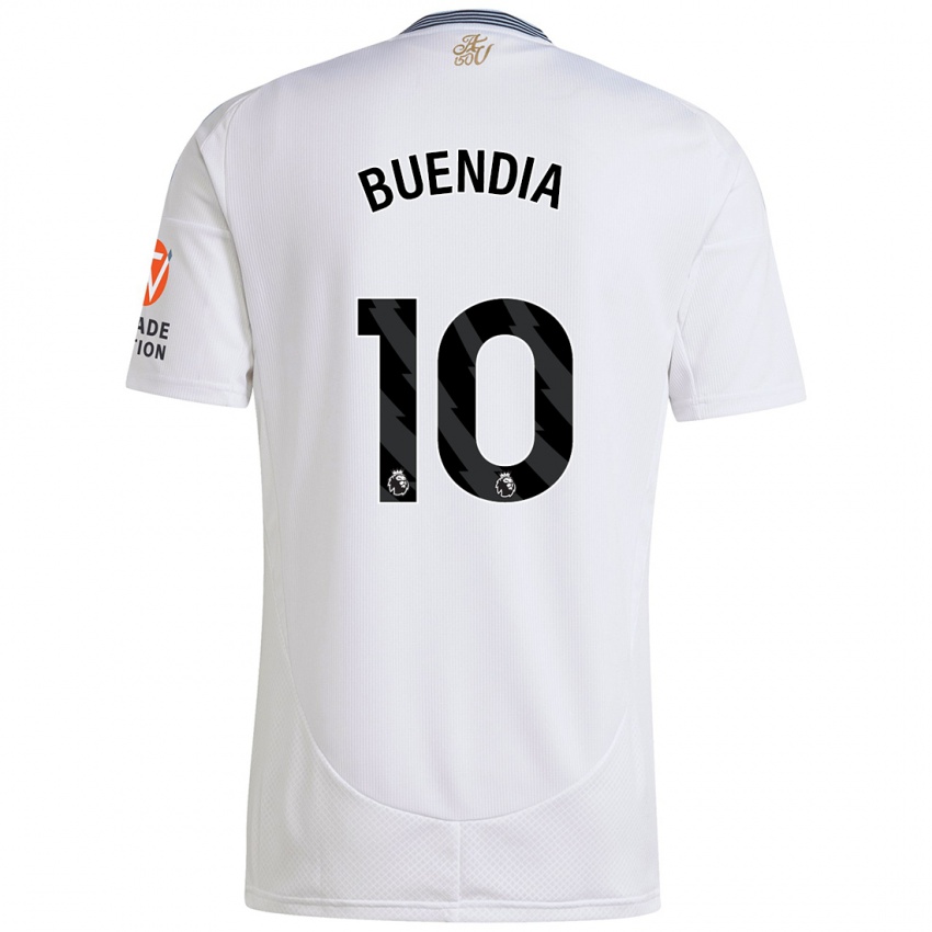 Criança Camisola Emiliano Buendía #10 Branco Alternativa 2024/25 Camisa Brasil