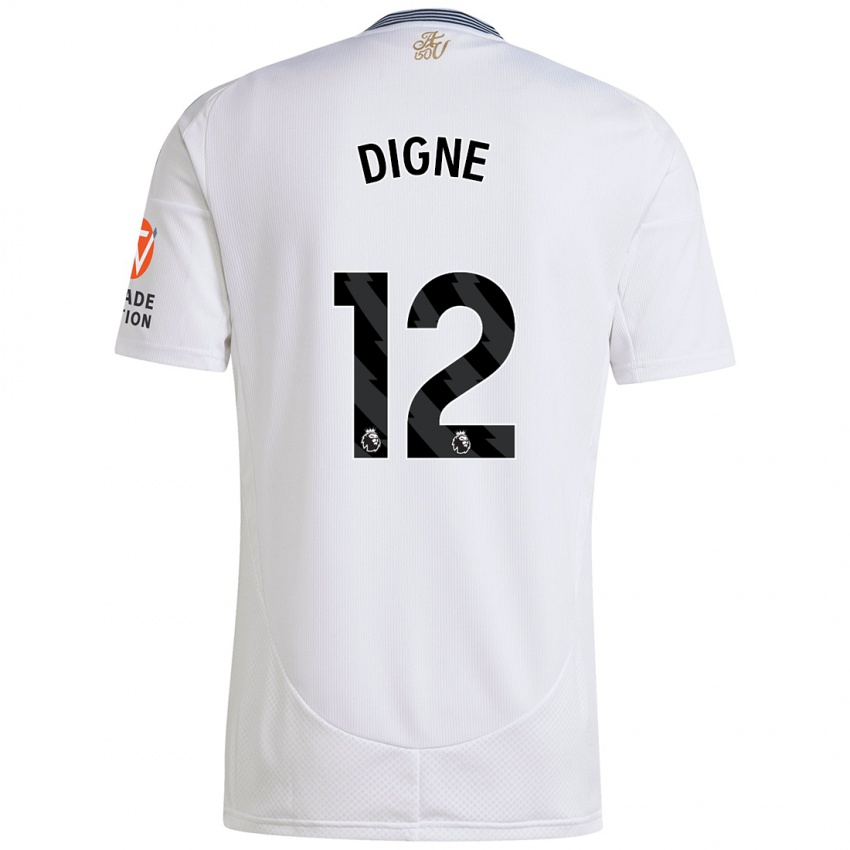 Criança Camisola Lucas Digne #12 Branco Alternativa 2024/25 Camisa Brasil