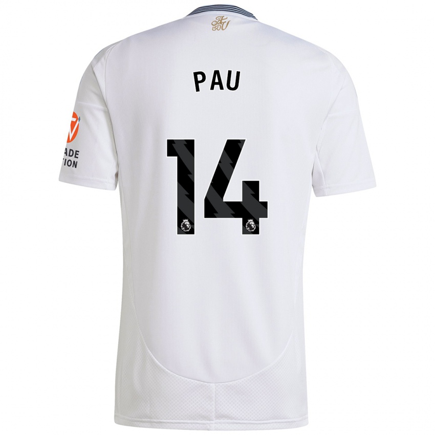 Criança Camisola Pau Torres #14 Branco Alternativa 2024/25 Camisa Brasil