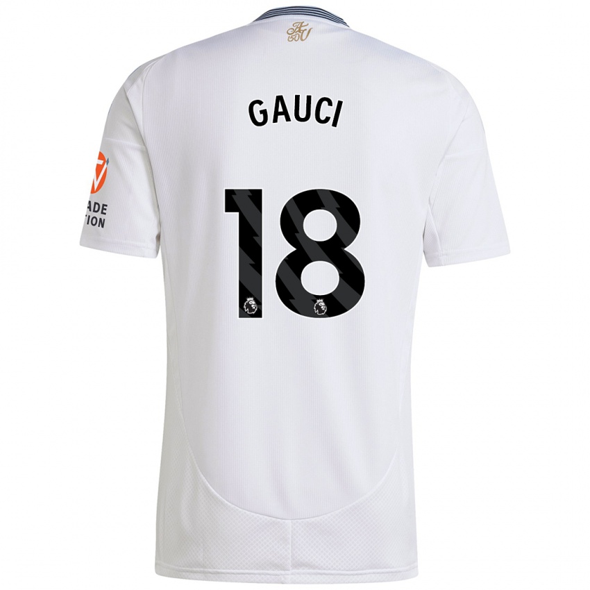 Criança Camisola Joe Gauci #18 Branco Alternativa 2024/25 Camisa Brasil