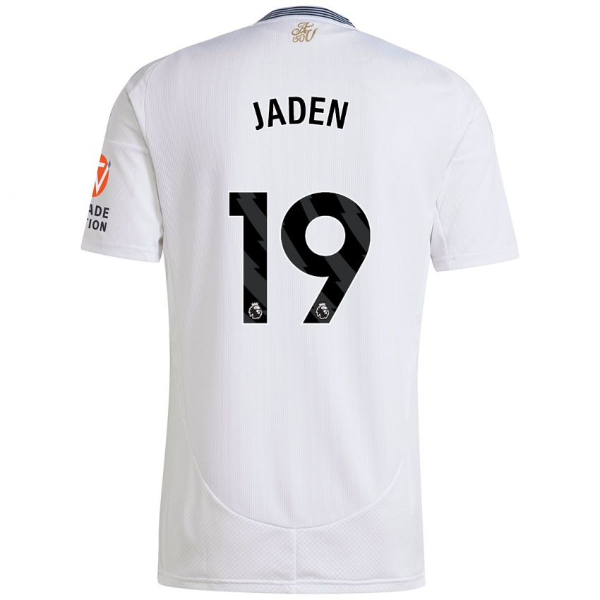 Criança Camisola Jaden Philogene #19 Branco Alternativa 2024/25 Camisa Brasil