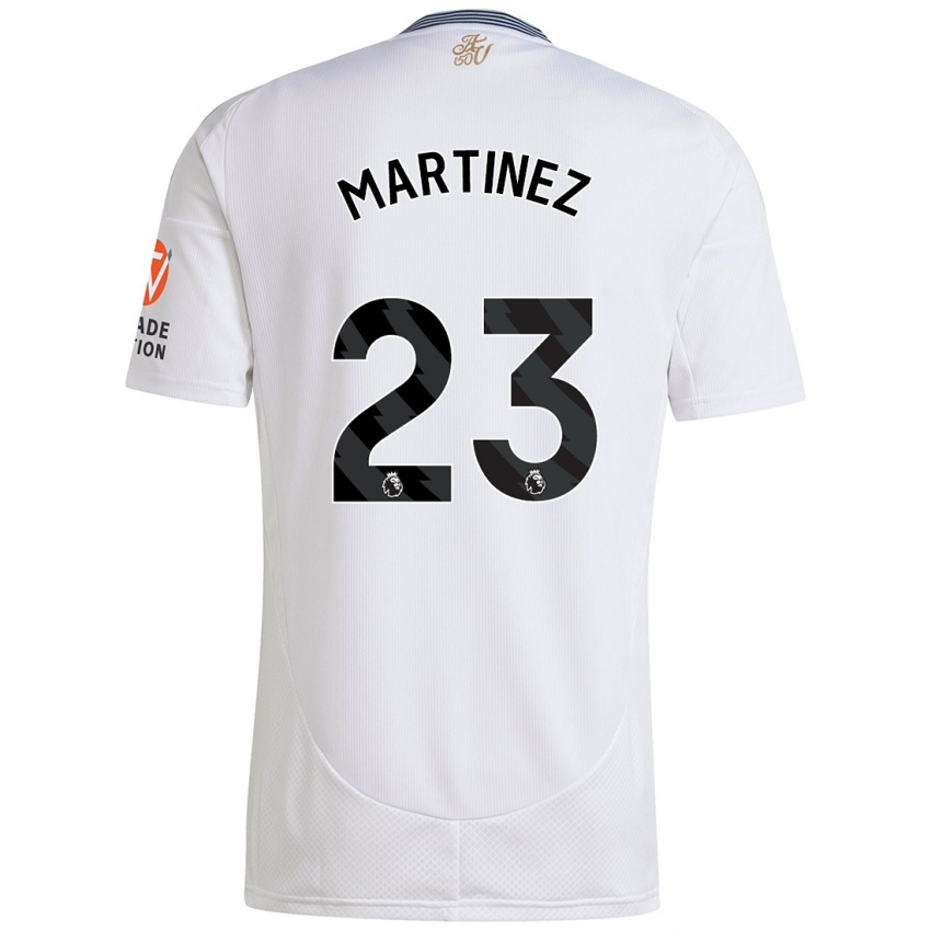 Criança Camisola Emiliano Martínez #23 Branco Alternativa 2024/25 Camisa Brasil