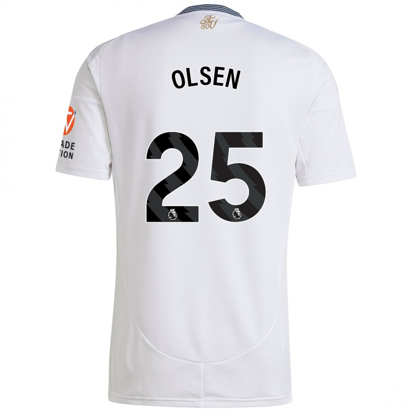 Criança Camisola Robin Olsen #25 Branco Alternativa 2024/25 Camisa Brasil