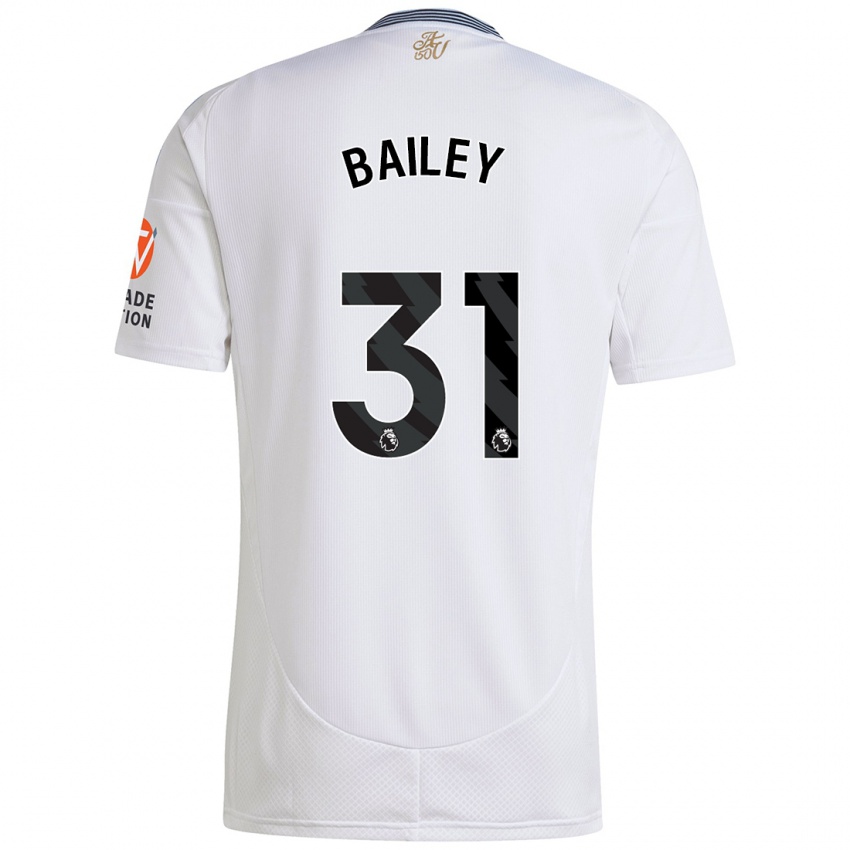 Criança Camisola Leon Bailey #31 Branco Alternativa 2024/25 Camisa Brasil