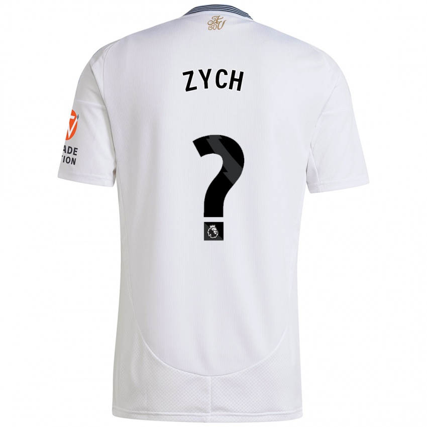 Criança Camisola Oliwier Zych #0 Branco Alternativa 2024/25 Camisa Brasil