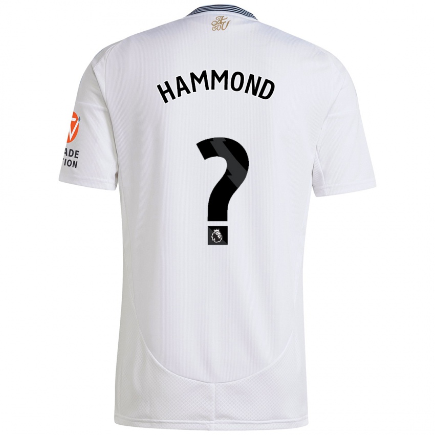 Criança Camisola Alex Hammond #0 Branco Alternativa 2024/25 Camisa Brasil