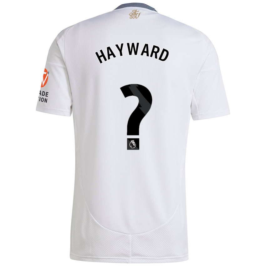 Criança Camisola Vinnie Hayward #0 Branco Alternativa 2024/25 Camisa Brasil