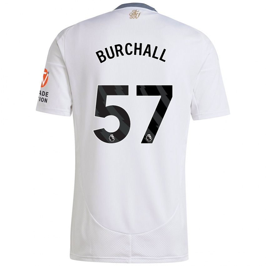 Criança Camisola Ajani Burchall #57 Branco Alternativa 2024/25 Camisa Brasil