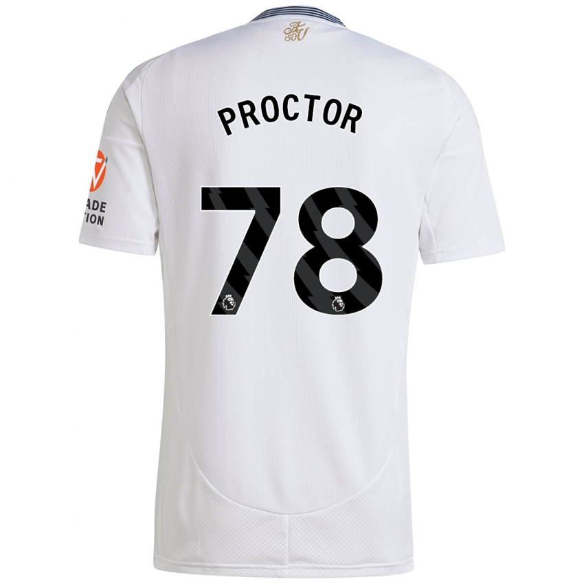 Criança Camisola Sam Proctor #78 Branco Alternativa 2024/25 Camisa Brasil