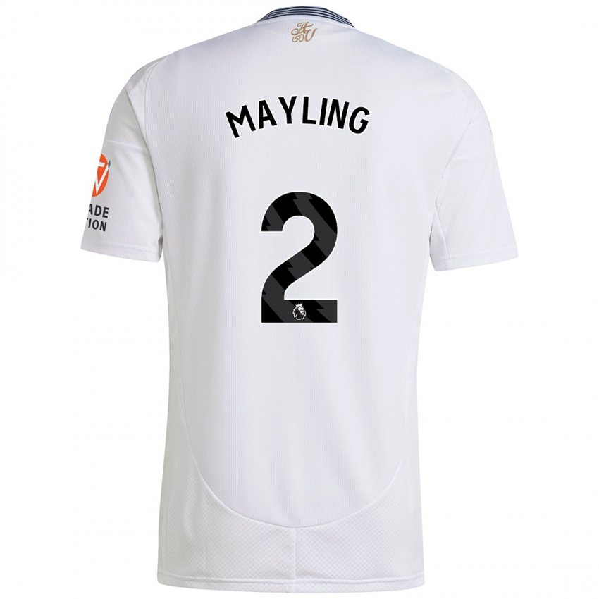 Criança Camisola Sarah Mayling #2 Branco Alternativa 2024/25 Camisa Brasil