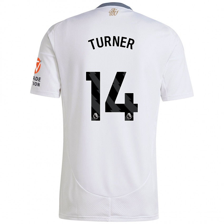 Criança Camisola Danielle Turner #14 Branco Alternativa 2024/25 Camisa Brasil