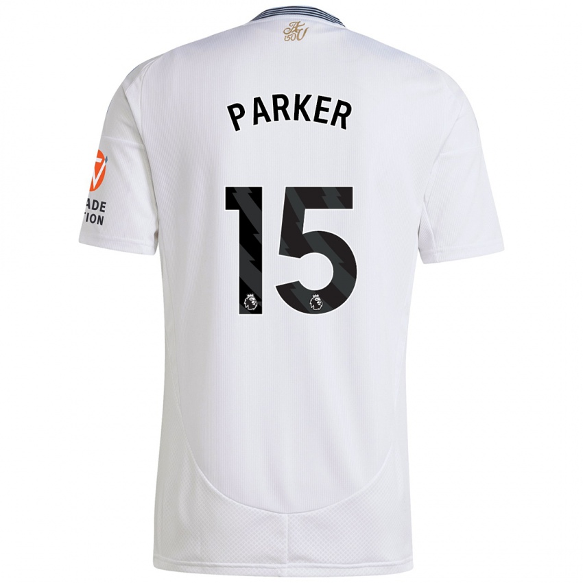 Criança Camisola Lucy Parker #15 Branco Alternativa 2024/25 Camisa Brasil