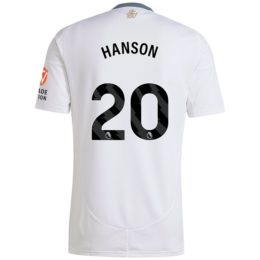 Criança Camisola Kirsty Hanson #20 Branco Alternativa 2024/25 Camisa Brasil