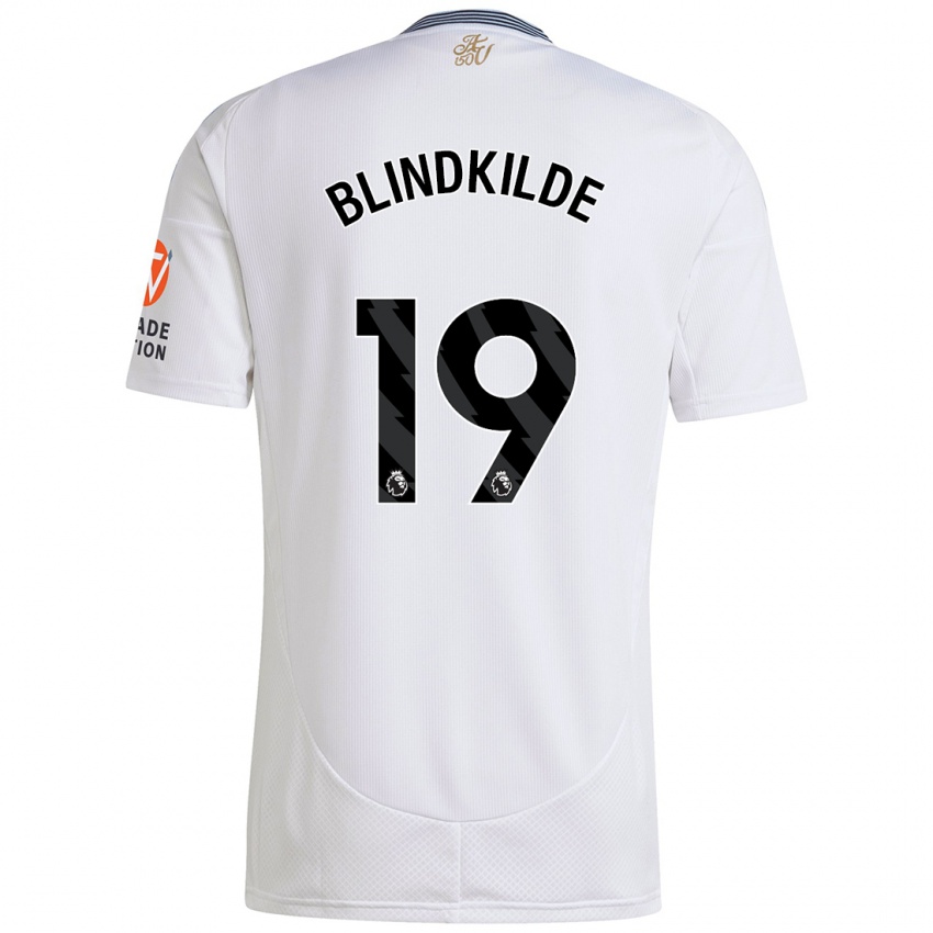 Criança Camisola Laura Blindkilde #19 Branco Alternativa 2024/25 Camisa Brasil