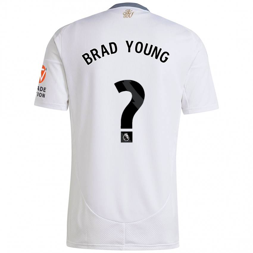 Criança Camisola Brad Young #0 Branco Alternativa 2024/25 Camisa Brasil