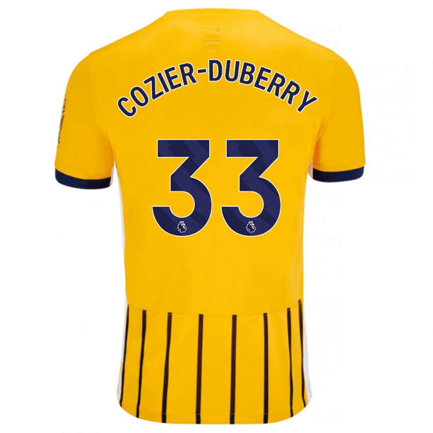 Criança Camisola Amario Cozier-Duberry #33 Azuis Dourados Alternativa 2024/25 Camisa Brasil