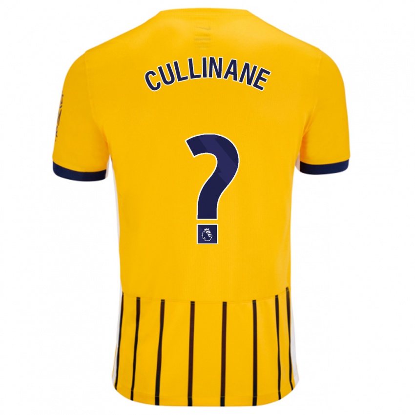 Criança Camisola Billy-Ray Cullinane #0 Azuis Dourados Alternativa 2024/25 Camisa Brasil