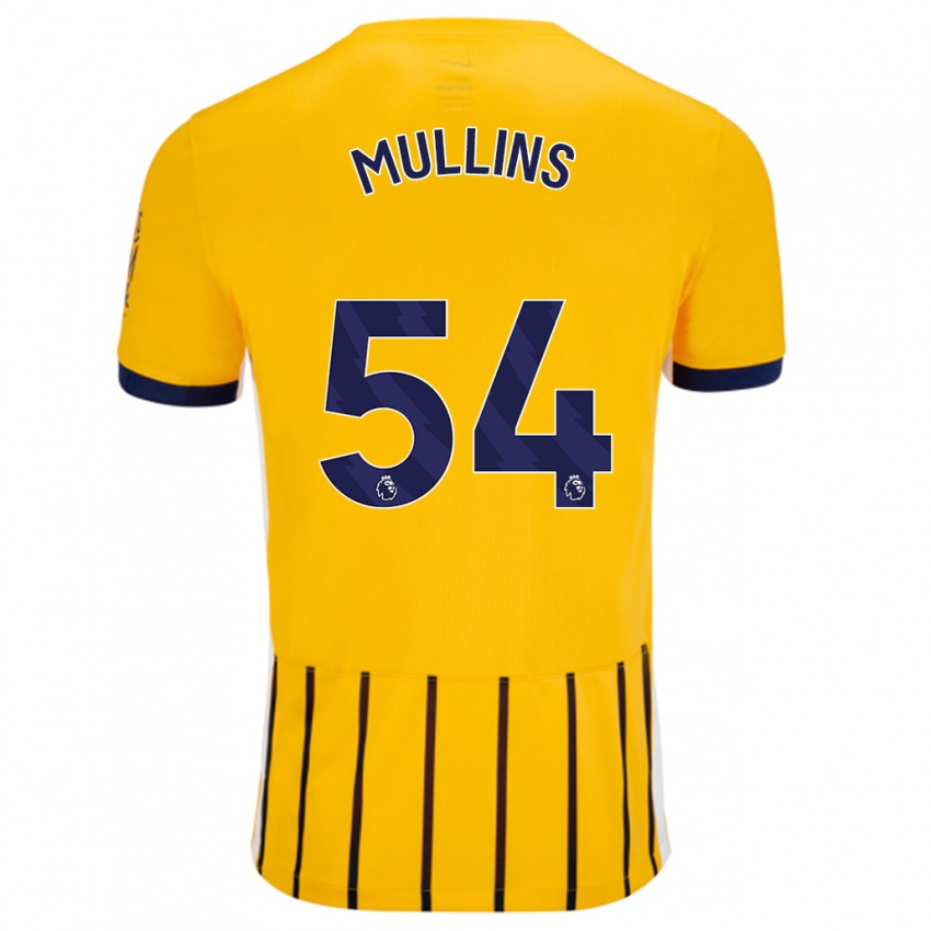 Criança Camisola Jamie Mullins #54 Azuis Dourados Alternativa 2024/25 Camisa Brasil