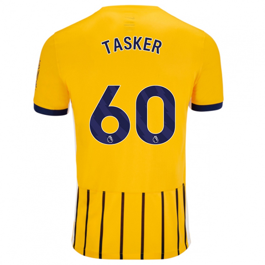 Criança Camisola Charlie Tasker #60 Azuis Dourados Alternativa 2024/25 Camisa Brasil