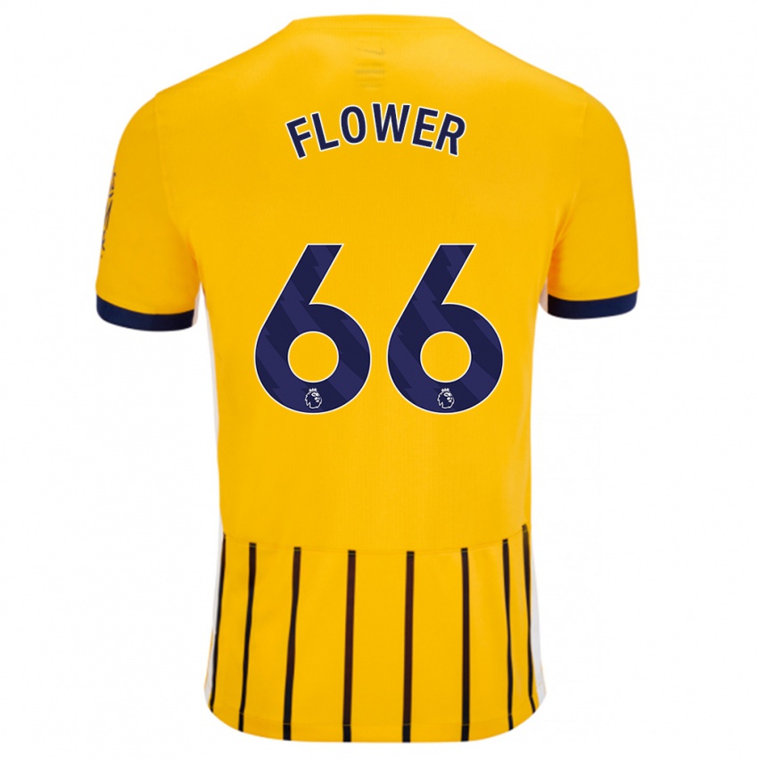 Criança Camisola Louis Flower #66 Azuis Dourados Alternativa 2024/25 Camisa Brasil