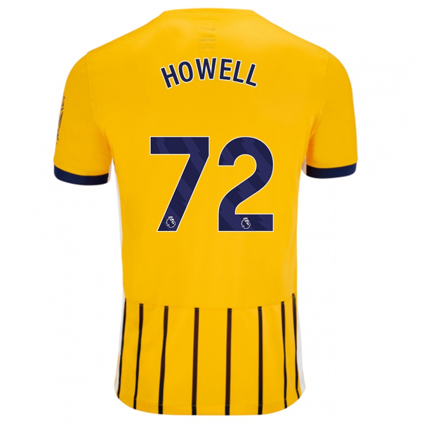 Criança Camisola Harry Howell #72 Azuis Dourados Alternativa 2024/25 Camisa Brasil