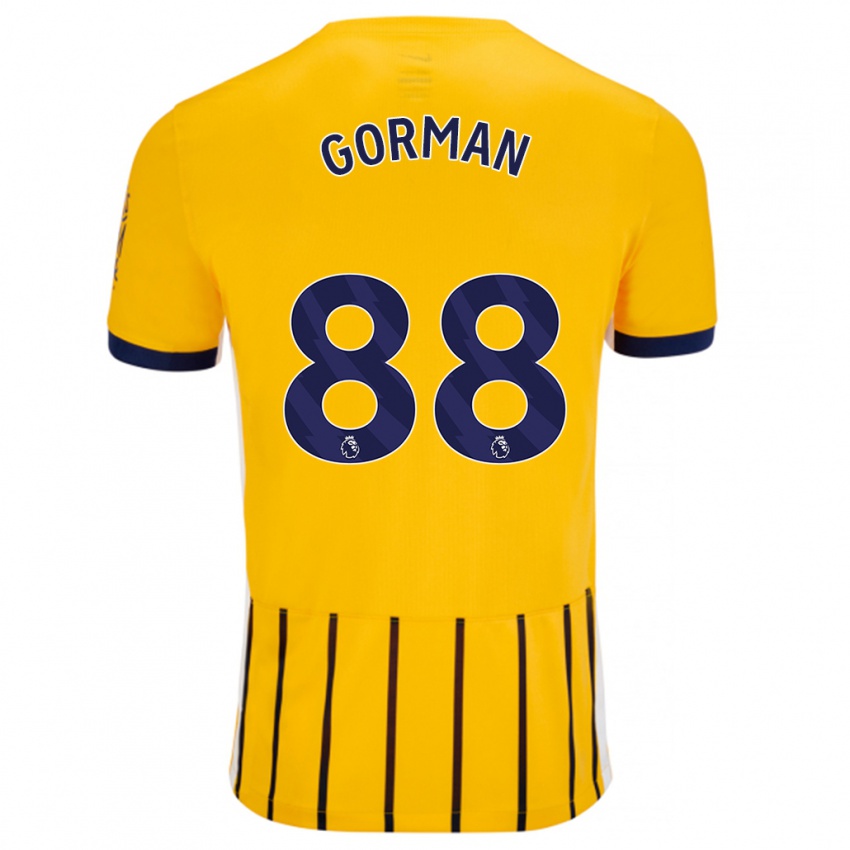 Criança Camisola Ronnie Gorman #88 Azuis Dourados Alternativa 2024/25 Camisa Brasil