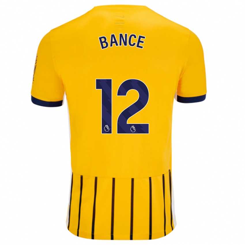 Criança Camisola Libby Bance #12 Azuis Dourados Alternativa 2024/25 Camisa Brasil