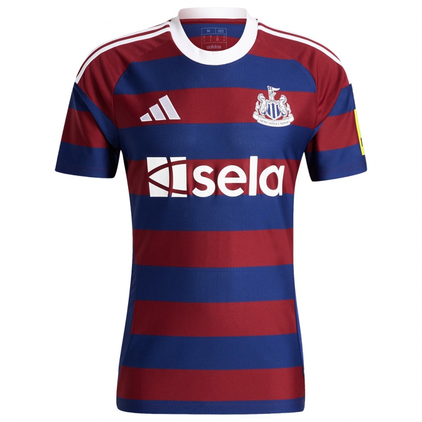 Criança Camisola Bruno Guimaraes #39 Bordeaux Azul Marinho Alternativa 2024/25 Camisa Brasil