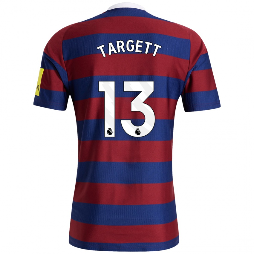 Criança Camisola Matt Targett #13 Bordeaux Azul Marinho Alternativa 2024/25 Camisa Brasil