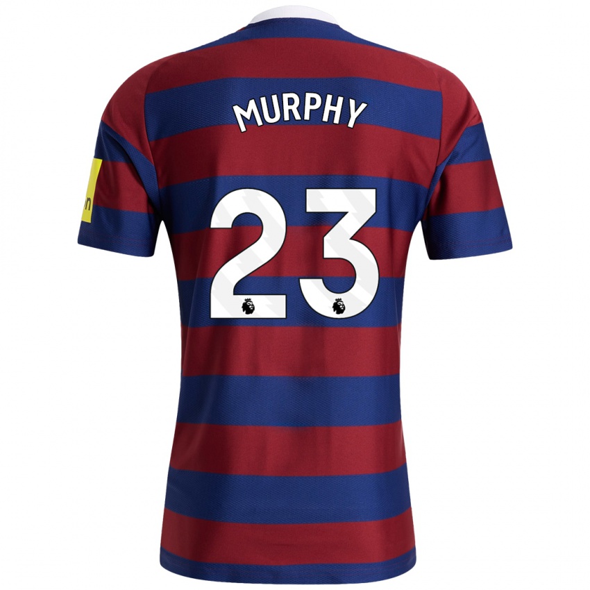 Criança Camisola Jacob Murphy #23 Bordeaux Azul Marinho Alternativa 2024/25 Camisa Brasil