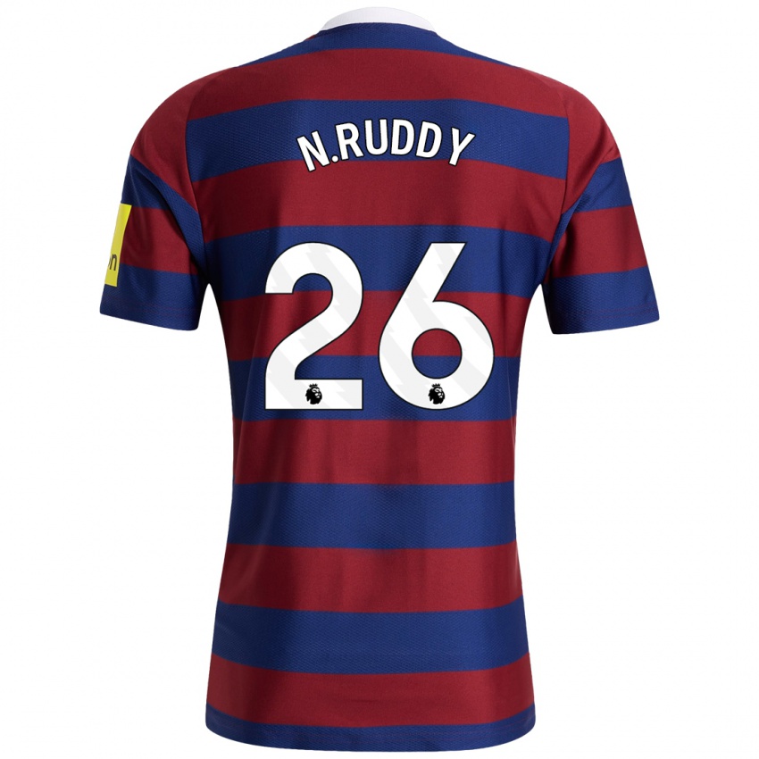 Criança Camisola John Ruddy #26 Bordeaux Azul Marinho Alternativa 2024/25 Camisa Brasil