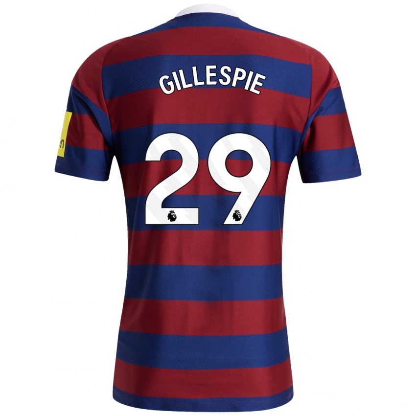 Criança Camisola Mark Gillespie #29 Bordeaux Azul Marinho Alternativa 2024/25 Camisa Brasil