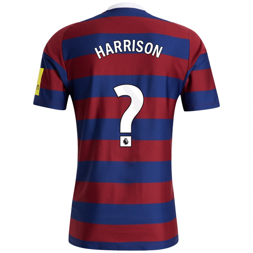 Criança Camisola Alfie Harrison #0 Bordeaux Azul Marinho Alternativa 2024/25 Camisa Brasil