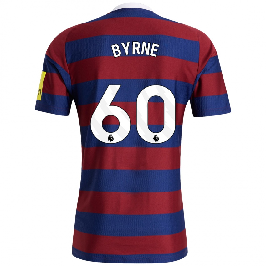 Criança Camisola Reece Byrne #60 Bordeaux Azul Marinho Alternativa 2024/25 Camisa Brasil