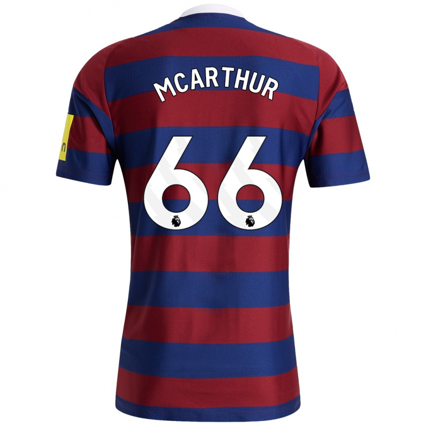 Criança Camisola Charlie Mcarthur #66 Bordeaux Azul Marinho Alternativa 2024/25 Camisa Brasil