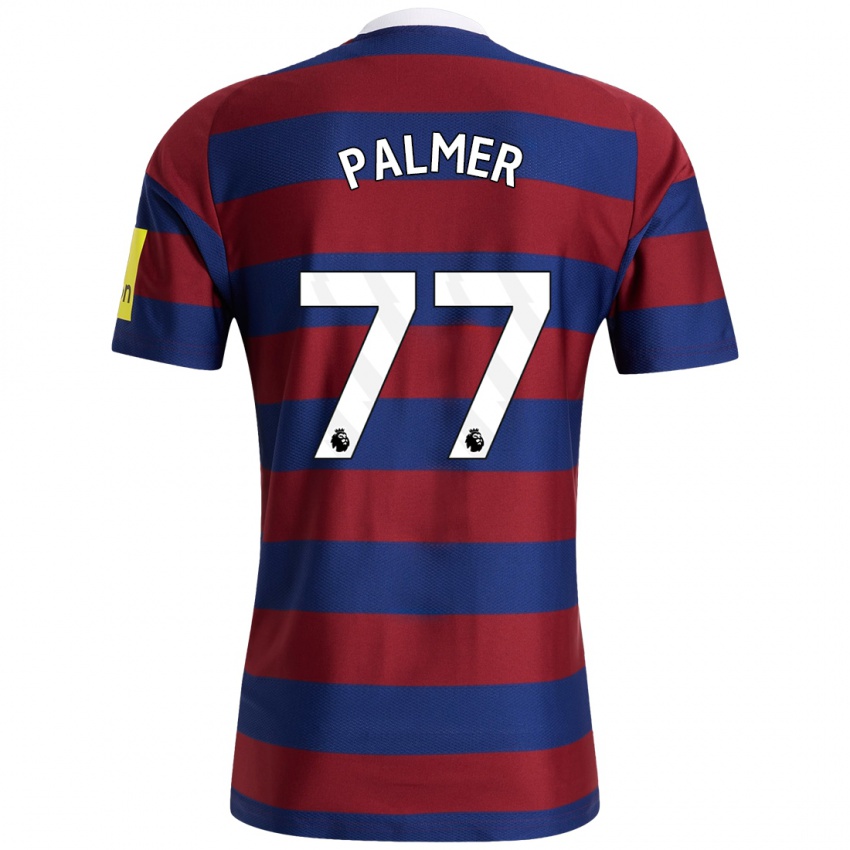 Criança Camisola Darren Palmer #77 Bordeaux Azul Marinho Alternativa 2024/25 Camisa Brasil