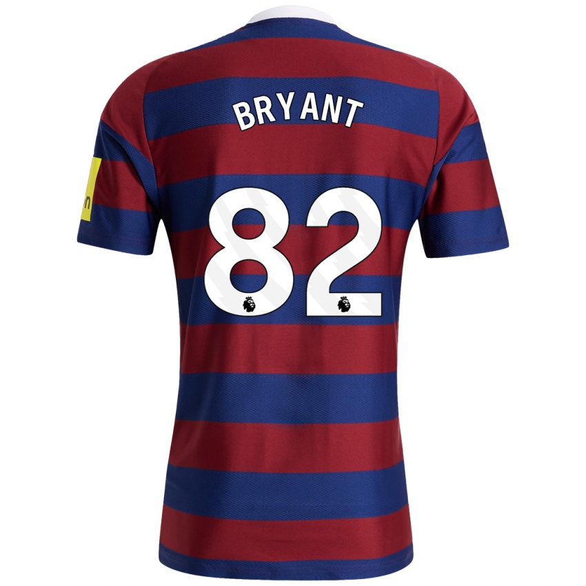 Criança Camisola Thomas Bryant #82 Bordeaux Azul Marinho Alternativa 2024/25 Camisa Brasil